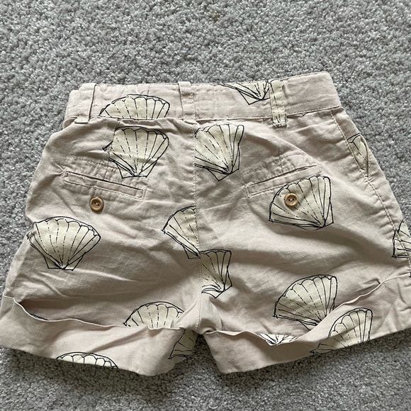 The Animals Observatory Beige Shells Monkey Kids Bermuda Shorts - Picture 4 of 8